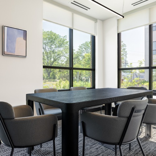 Take all your meetings in our conference rooms conference room with table and chairs